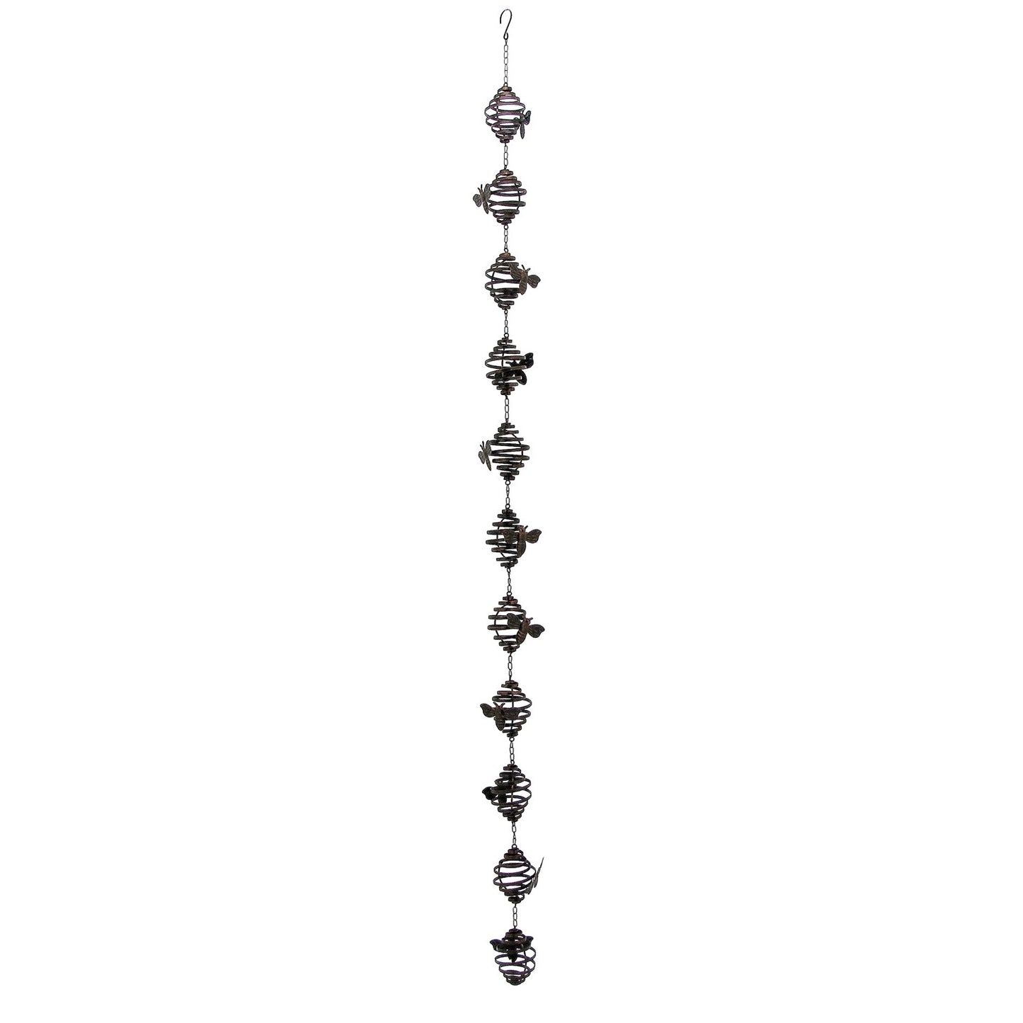 Honeybee Rain Chain, 79" | Antique Bronze