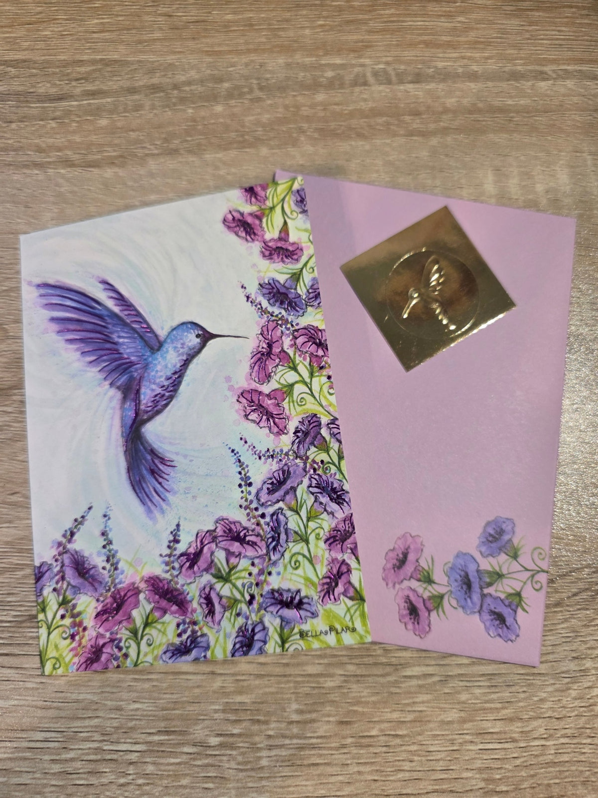 4" Tall, 9" Wingspan Five-Tone Acrylic Hummingbird Keepsake | Gift-Ready Garden Décor