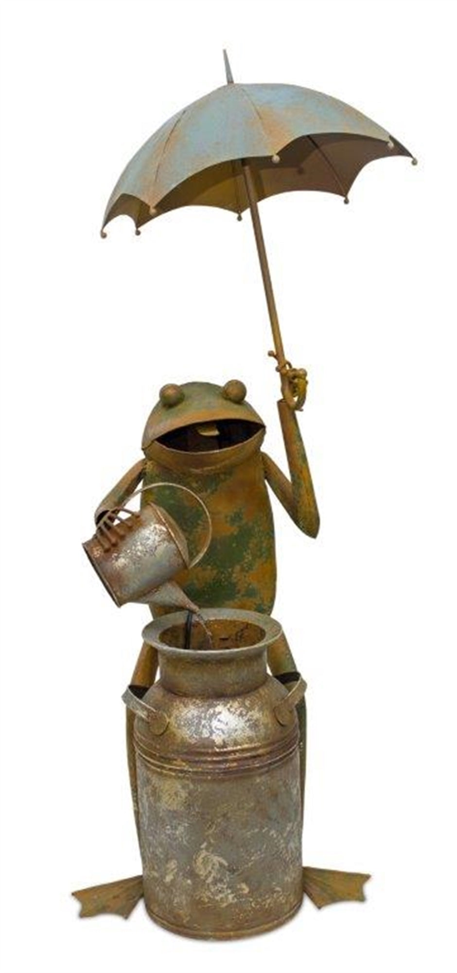 Frog Outdoor Garden Fountain – Decorative Patio Water Feature