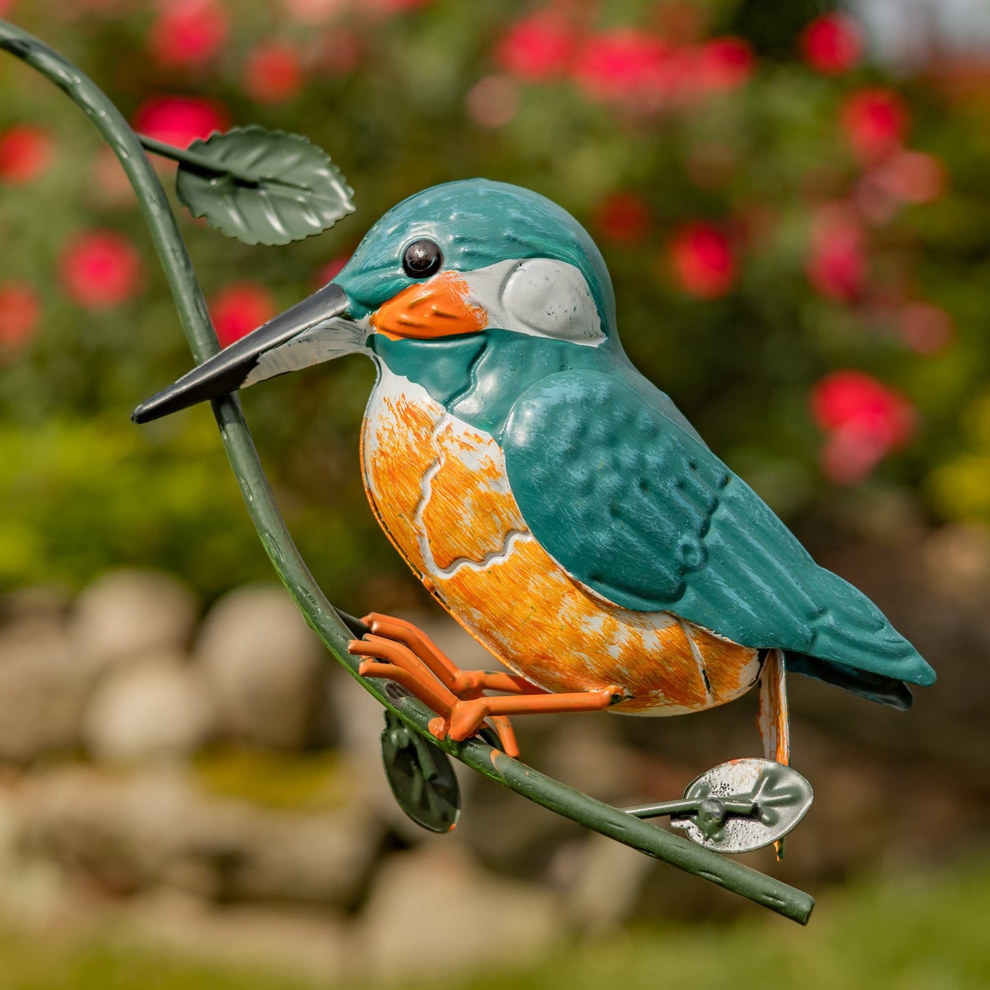 Double Hummingbird Balance Garden Stake, 47" | "Tiny & Teeny"