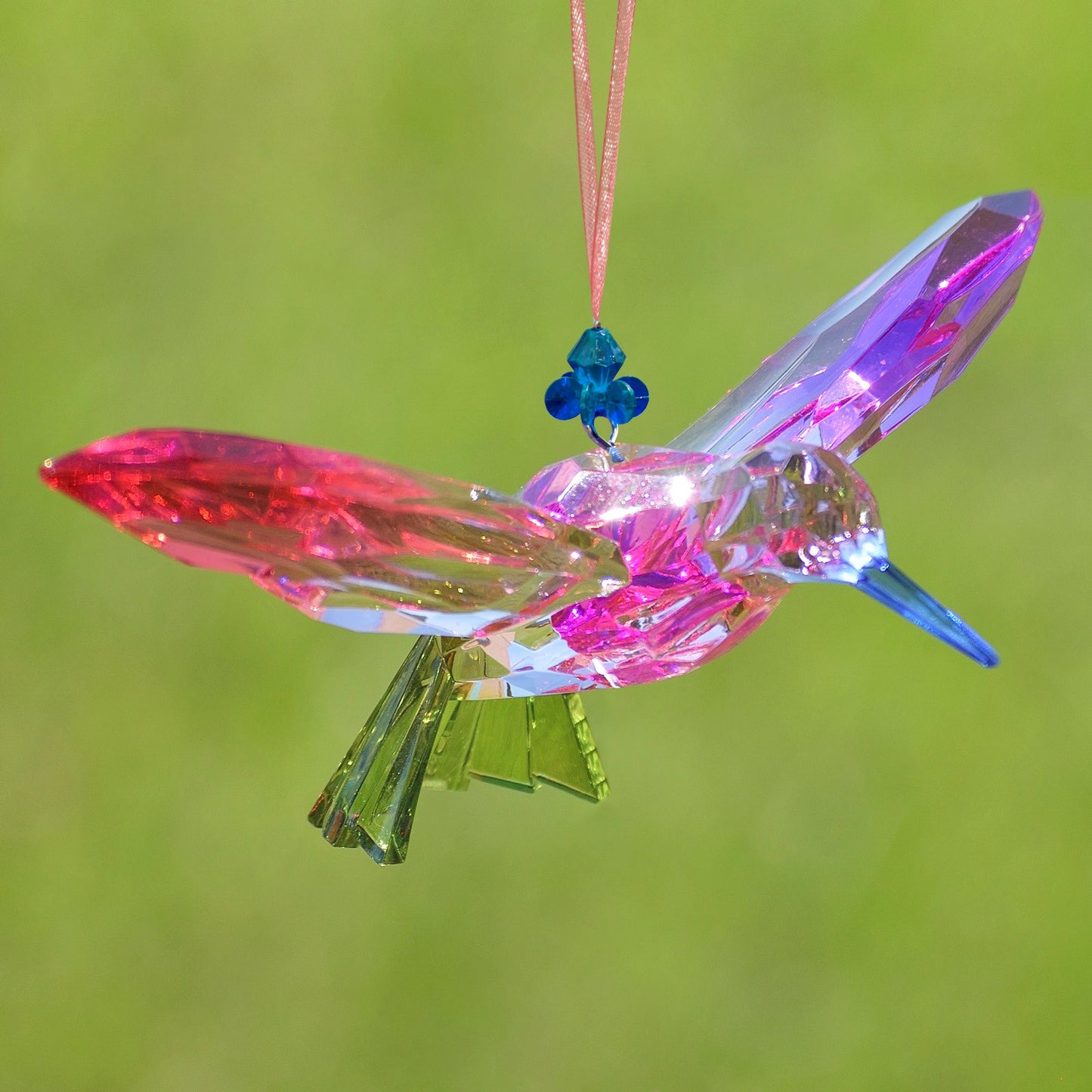 Gift Ready Large Acrylic Hummingbird Keepsake