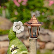 Shortstack & Dinkle 18" Spring Garden Gnomes with Solar Lanterns – Set of 2